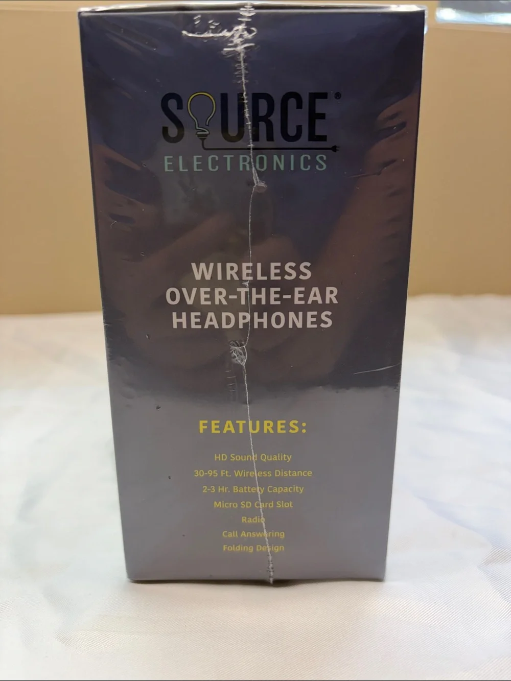Black Wireless Over-Ear Headphones
